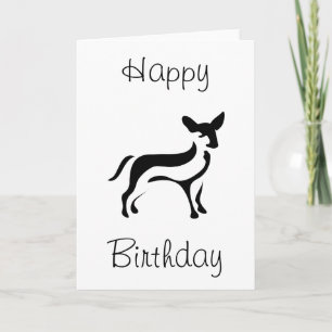 Chihuahua Happy Birthday Kaart