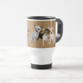 Chihuahua Happy Travel Mug Reisbeker (Voorkant rechts)