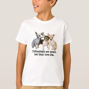Chihuahua Happy Trio Kinder Unisex Shirt