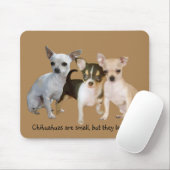 Chihuahua Happy Trio Mousepad Muismat (Met muis)