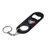 Chihuahua hart mini flessenopener (Voorkant Gekanteld)