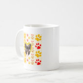 Chihuahua hart poot afdrukken koffiemok (Voorkant links)