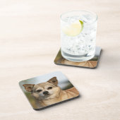 Chihuahua Headshot Drankjes Onderzetter (Rechterzijde)