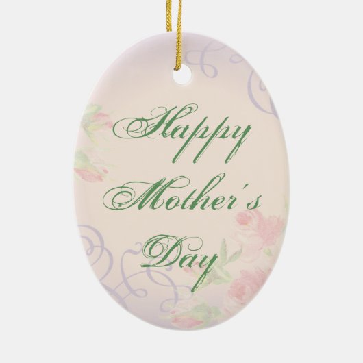 Chihuahua Heart Mam Keramisch Ornament (Achterkant)