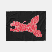 Chihuahua Hearts Dog Puppy Lover Fleece Deken (Voorkant (Horizontaal))