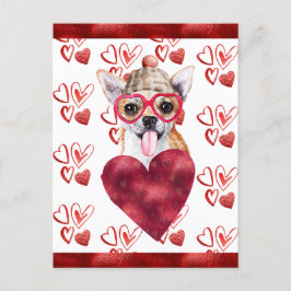 Chihuahua Hearts Hondenliefhebber Valentijn Gift Feestdagenkaart