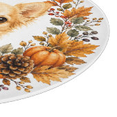 Chihuahua herfstkrans snijplank (Hoek)