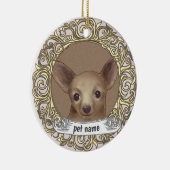 Chihuahua-herinnering ornament (Rechts)