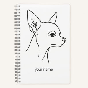 Chihuahua   Heritage Minimalist Signature Persoonl Notitieboek