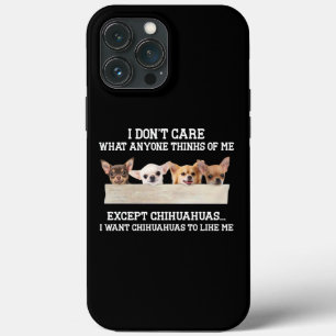 Chihuahua het kan me niet schelen wat iemand van m Case-Mate iPhone case