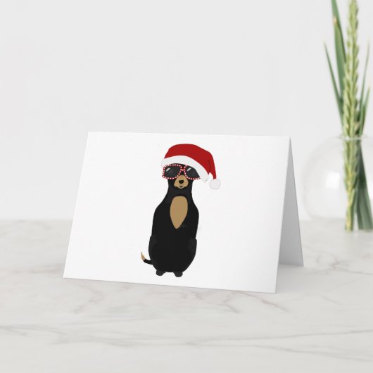 Chihuahua Holiday Kaart (Voorkant)