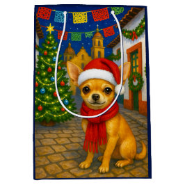 Chihuahua Holiday  Medium Cadeauzakje