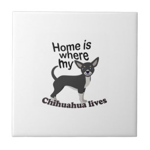 Chihuahua Home Tegeltje
