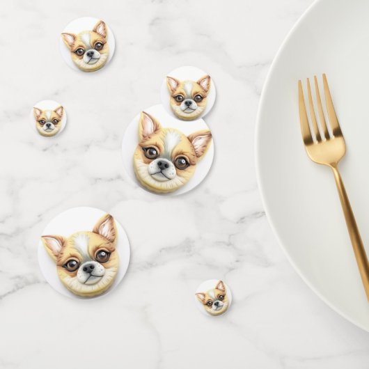 Chihuahua hond 3D geïnspireerd Confetti (Groep)