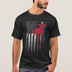 Chihuahua Hond 4 juli Gift Amerikaanse Vlag USA A T-shirt