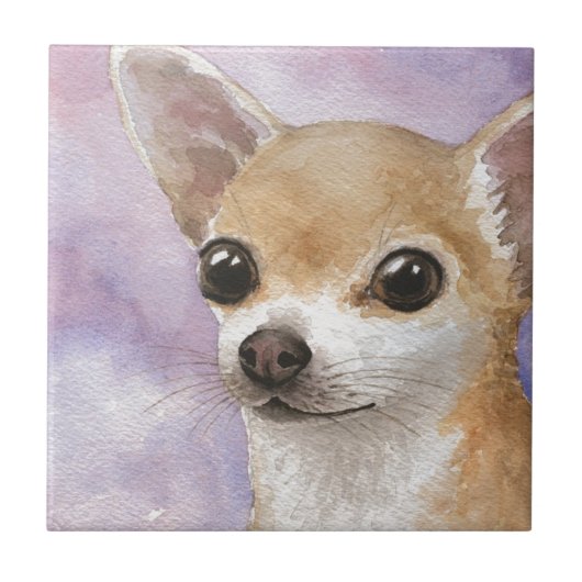 Chihuahua Hond 95 Tegeltje (Voorkant)