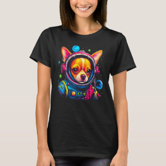 Chihuahua Hond als Astronaut T-shirt