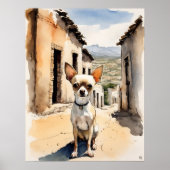 Chihuahua - Hond Art Print (Voorkant)