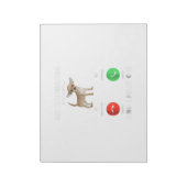 chihuahua hond belt en ik moet gaan notitieblok (Linkerzijde)