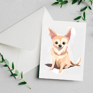 Chihuahua-hond   Cute Dog Pet Puppy Watercolor Kaa
