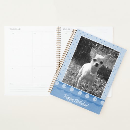 Chihuahua Hond Fijne Verjaardag Planner (Display)