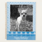 Chihuahua Hond Fijne Verjaardag Planner (Voorkant)