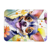 Chihuahua hond foto magneet (Horizontaal)