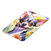 Chihuahua hond foto magneet (Linkerzijde)
