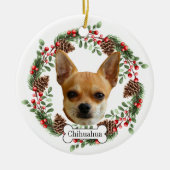 Chihuahua hond Gepersonaliseerd Ornament voor huis (Voorkant)