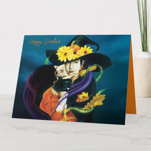 Chihuahua Hond Heks Halloween Kaart (Voorkant)