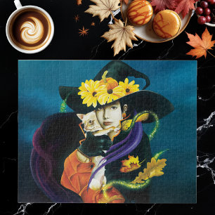 Chihuahua Hond Heks Halloween Legpuzzel