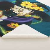 Chihuahua Hond Heks Halloween Sherpa Deken (3/4)