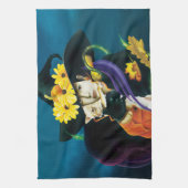 Chihuahua Hond Heks Halloween Theedoek (Verticaal)