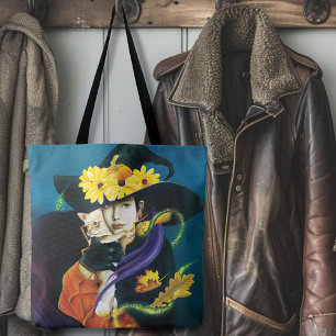 Chihuahua Hond Heks Halloween Tote Bag