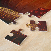 Chihuahua Hond Herfst Oogst Dankdag Legpuzzel (Zijkant)
