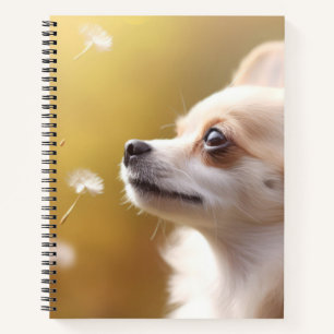 Chihuahua Hond Huisdier Dier Tranquil Peace Notitieboek
