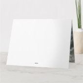 Chihuahua Hond in Sneeuw Kerstmis Kaart (Achterkant)