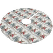 Chihuahua Hond in Sneeuw Kerstmis Kerstboom Rok (Gekanteld)