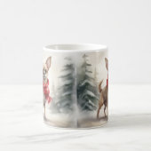 Chihuahua Hond in Sneeuw Kerstmis Koffiemok (Center)