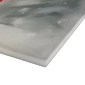 Chihuahua Hond in Sneeuw Kerstmis Snijplank (Hoek)