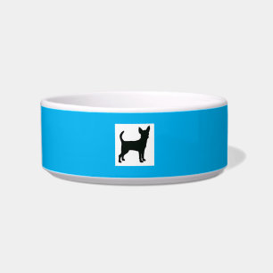 Chihuahua hond keramische kom. voerbakje