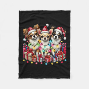 Chihuahua Hond Kerst Chihuahua Hond Mama Xmas Hond Fleece Deken