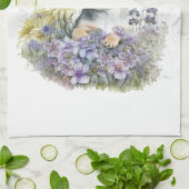 Chihuahua Hond Mam Bloemen Theedoek (Gevouwen)