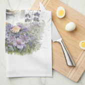 Chihuahua Hond Mam Bloemen Theedoek (Quarter Fold)