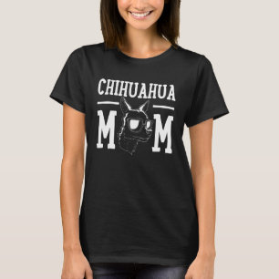Chihuahua-hond moeder mama t-shirt
