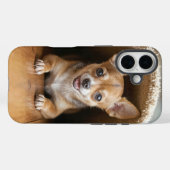 Chihuahua hond onder een tapijt Case-Mate iPhone case (Achterkant (horizontaal))