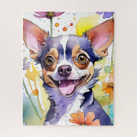 Chihuahua hond puzzel legpuzzel (Verticaal)
