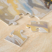 Chihuahua Hond Rijden Motorfiets Kerstmis Legpuzzel (Zijkant)