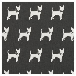 Chihuahua Hond Silhouet Pet Stof