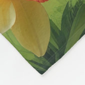 Chihuahua Hond Spring Bloemen Schilderen Fleece Deken (Hoek)